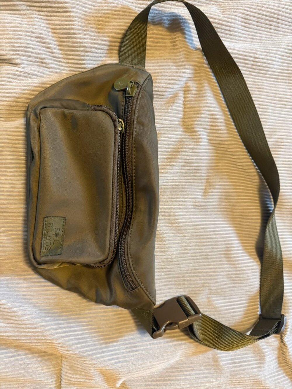 Soul Studios Olive Green Belt Bag Fanny Pack Crossbody